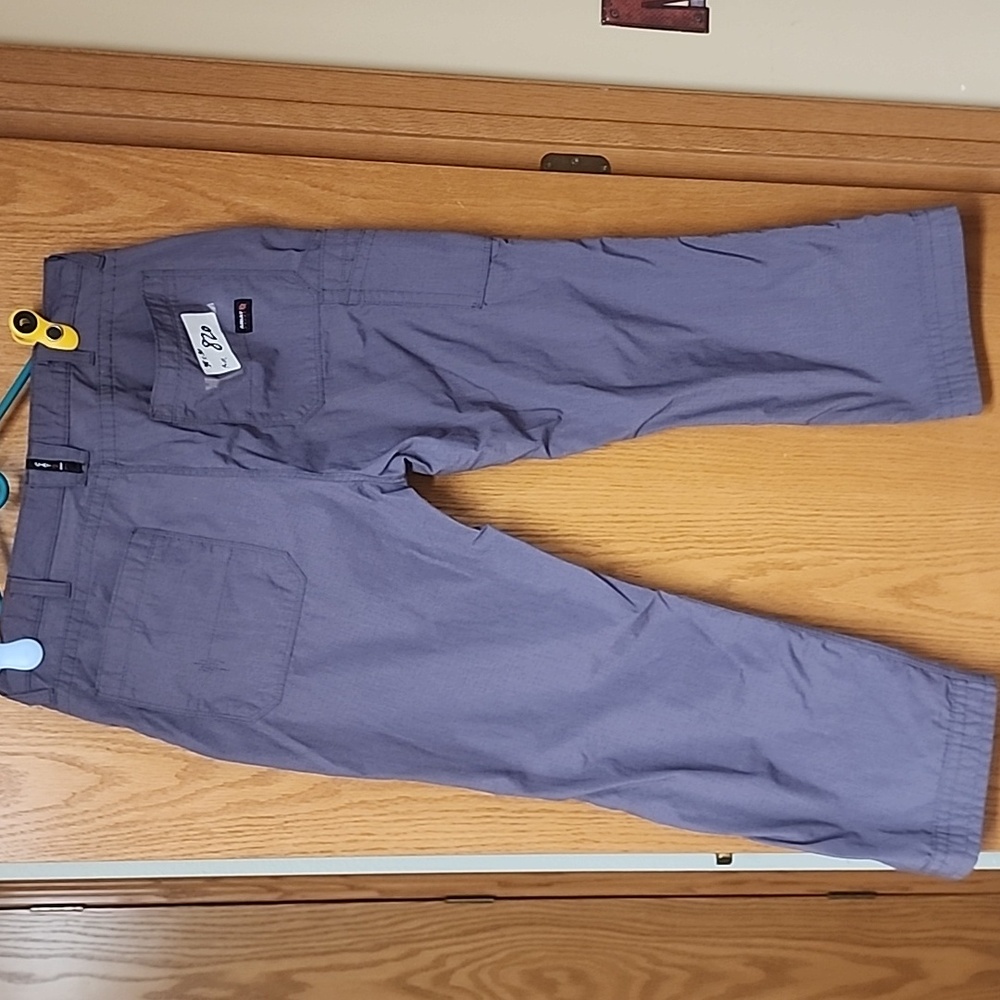 Ariat FR M4 Men's Carpenter Pants in Gray mens 38x30 number 820 - Picture 2 of 9